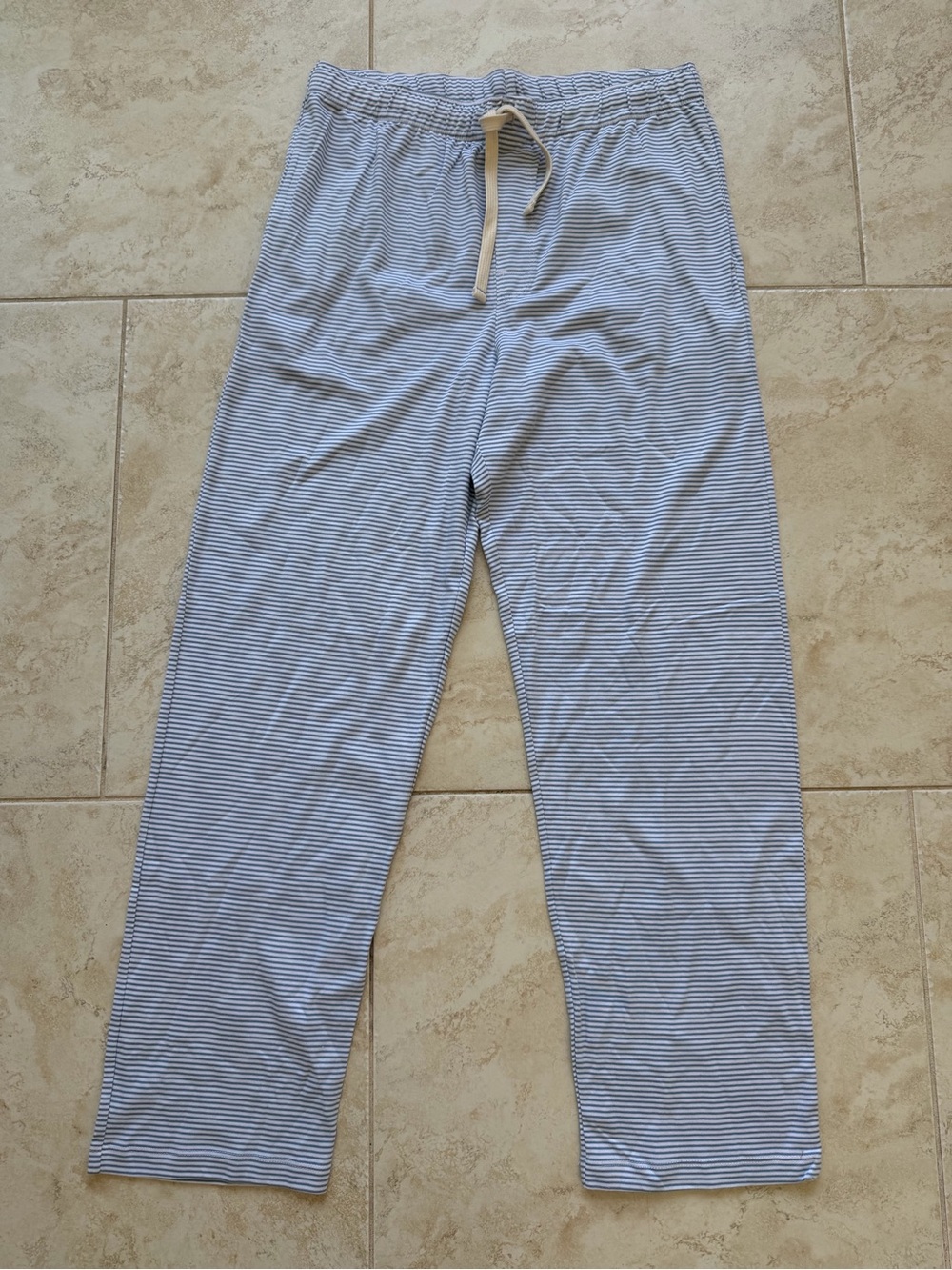 LAKE Striped Navy Blue Anchor Sleep Pant Pajamas